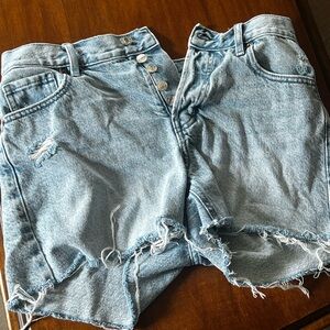vintage cut off pacsun jean shorts, size 26